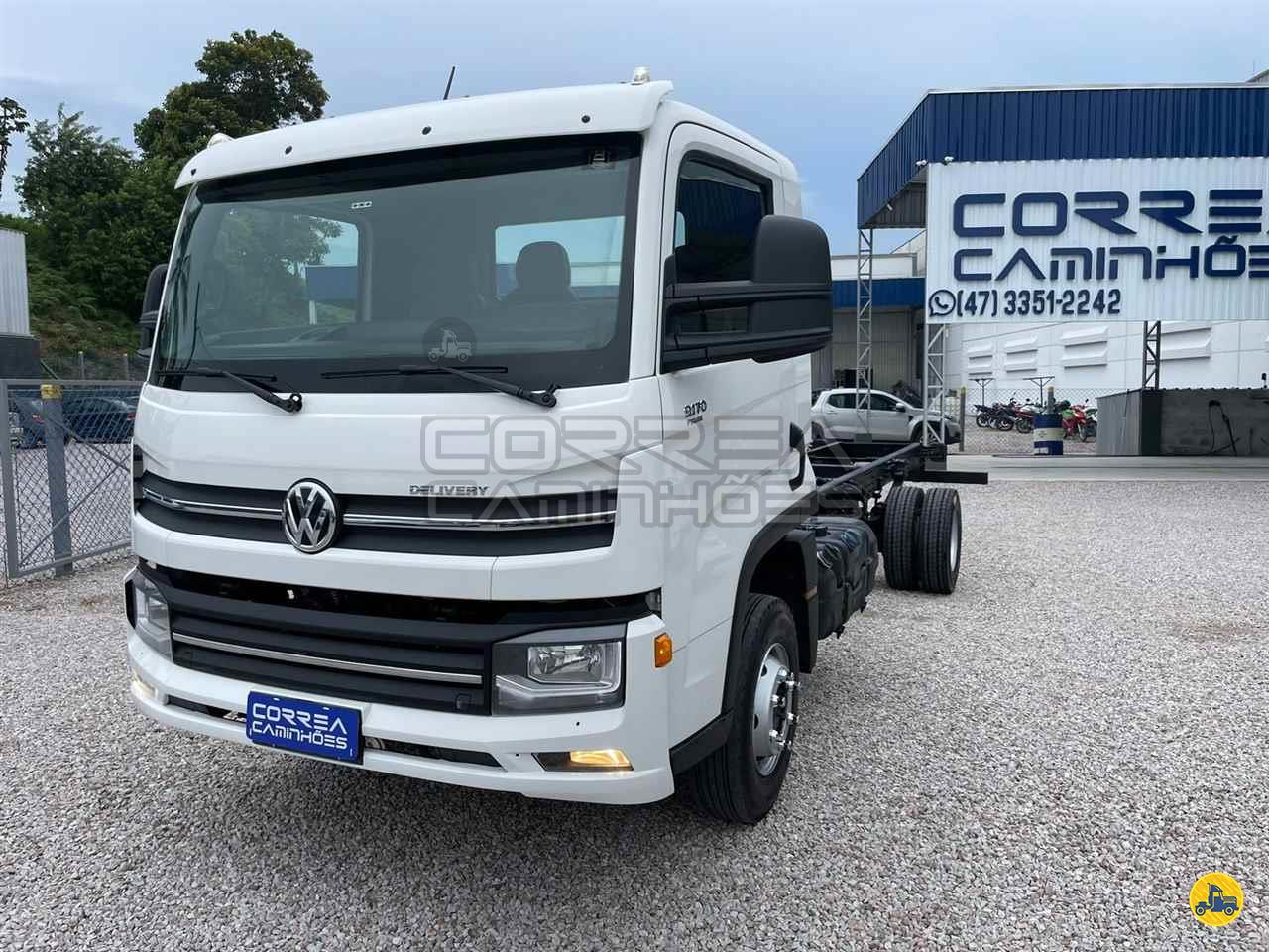 CAMINHAO VOLKSWAGEN VW 9170 Chassis Toco 4x2 Correa Caminhões BRUSQUE SANTA CATARINA SC